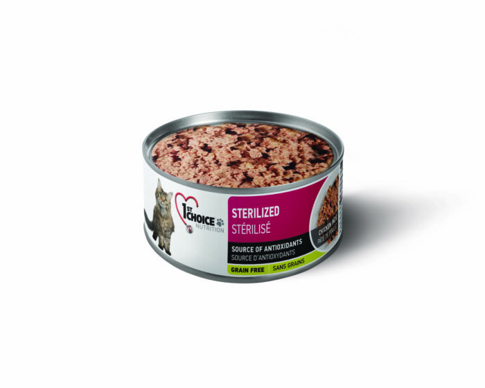 1st Choice <br> Sterilized - Chicken Pâté - 156g