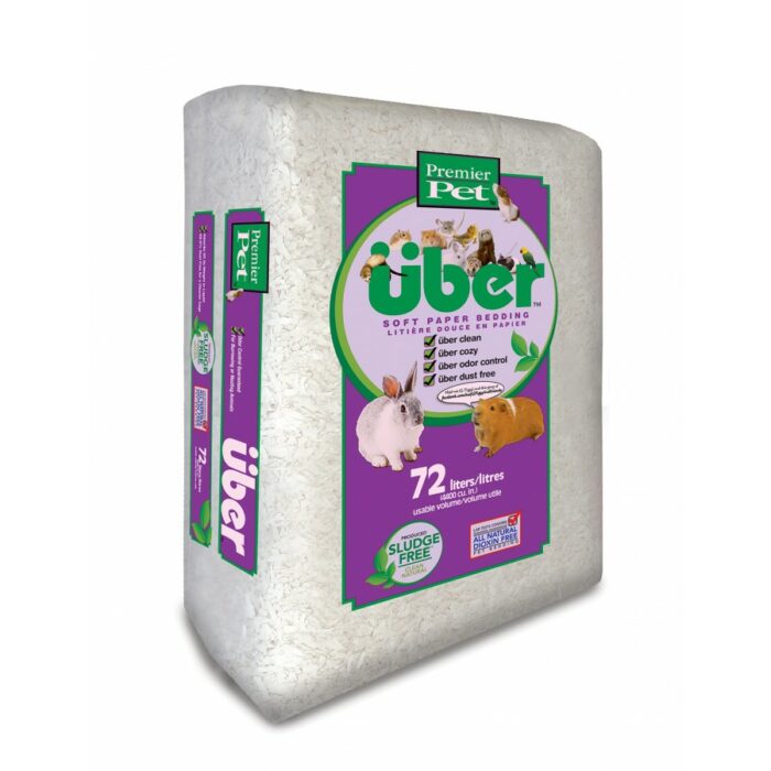 Soft paper litter - Über White 72L