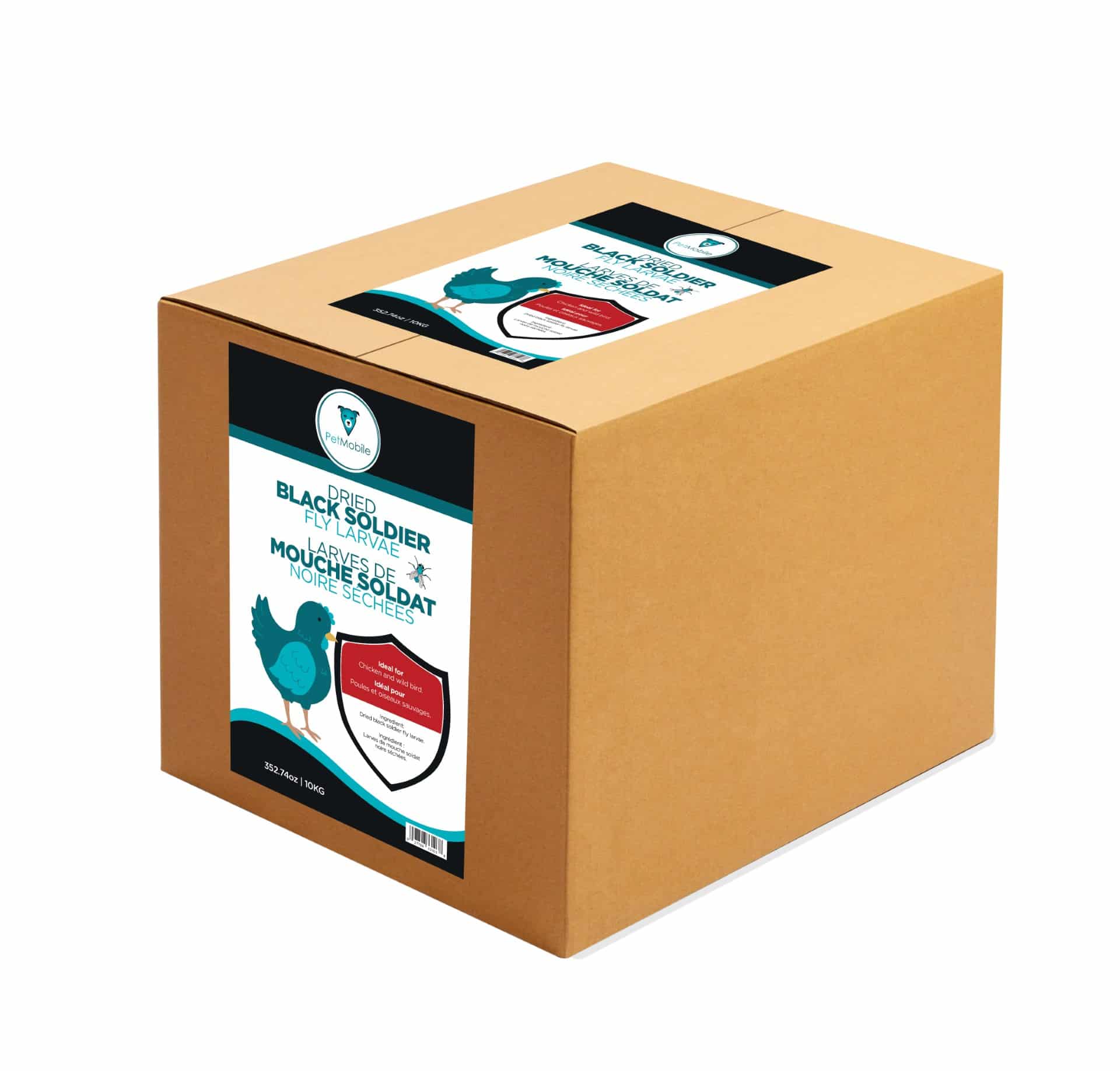 Dried Black Soldier Fly Larvae for Chicken and Wild Bird PetMobile